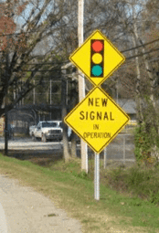 Traffic Sign - New Signal in Operation